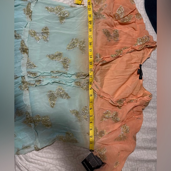 Boston Proper Ombre Dress with Gold Details - Picture 6 of 6